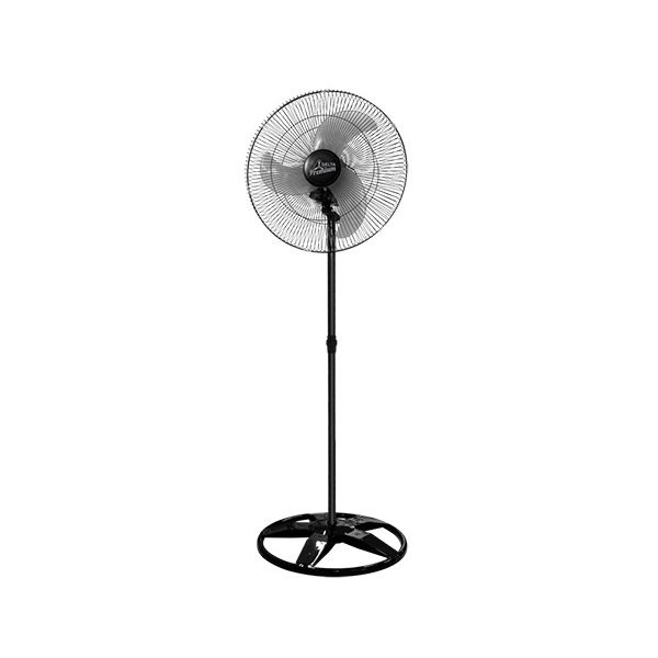 VENTILADOR OSCILANTE 60CM BIVOLT PRETO DE COLUNA PREMIUM
