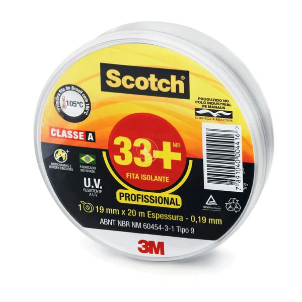 FITA ISOLANTE 33+ SCOTCH 20 METROS