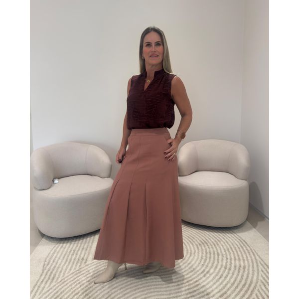 Saia Midi - Rosê