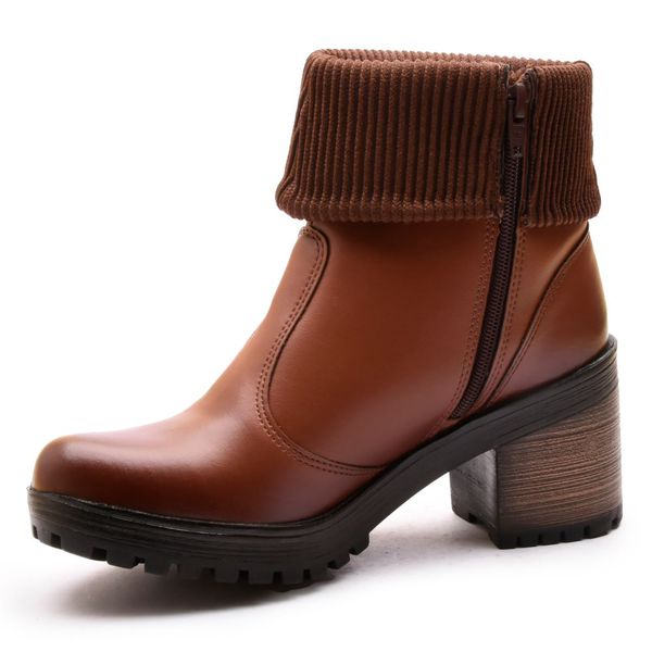 Bota meia canelada top