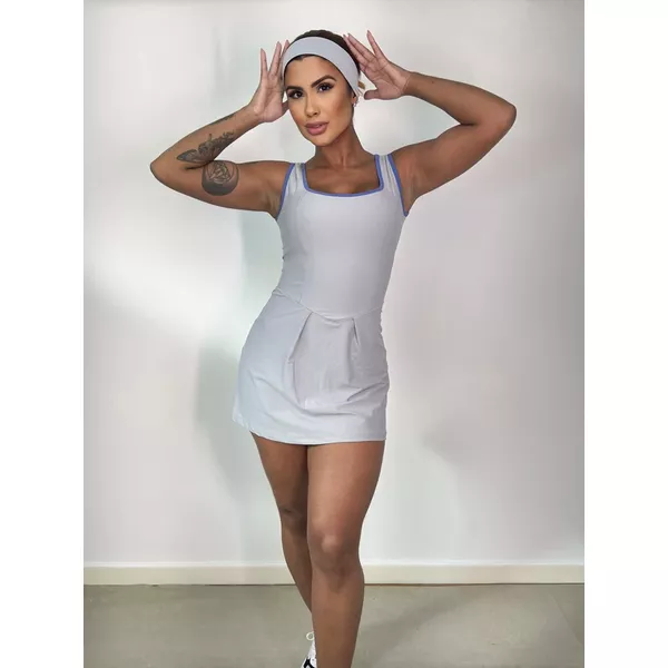 Vestido Luxy Cinza Luna