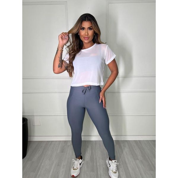 Camiseta Tule Branca