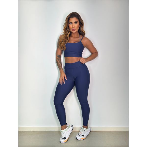 Conjunto Calça Top Joy Marinho