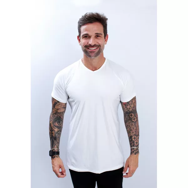 Camiseta Dry Fit Branca for Men