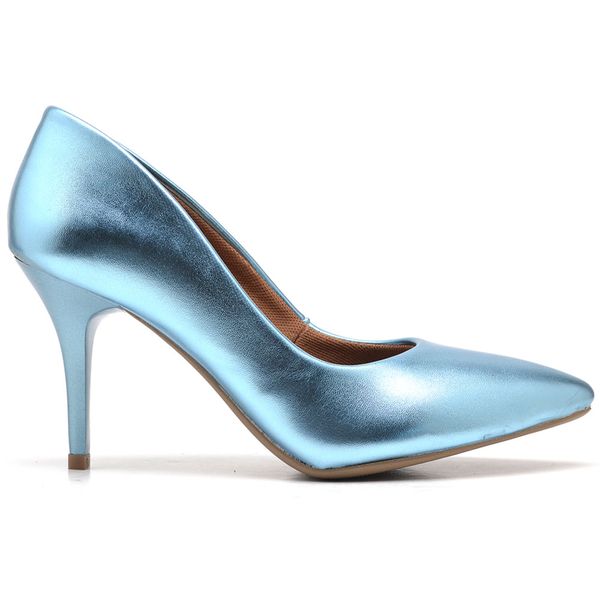 Scarpin azul hot sale celeste