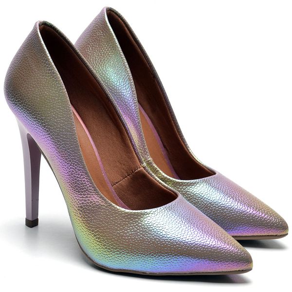 Scarpin Salto Alto Arraia Rose