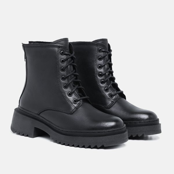 Bota Coturno Feminino Rafaela Preto