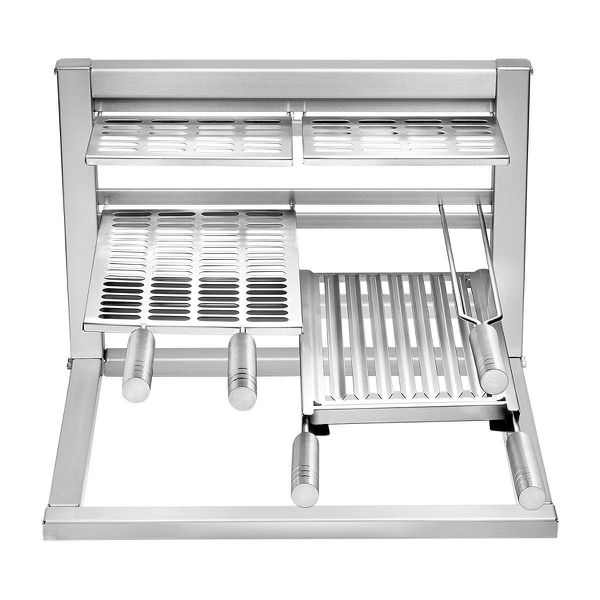 Estrutura Kit Grill Max 59x50x40cm - Escovada - Aisi 430 - Selmetal
