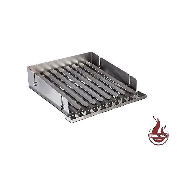 CharBroiler Inox com 02 Grelhas Inox (V) e Calha para Gordura - Guindani