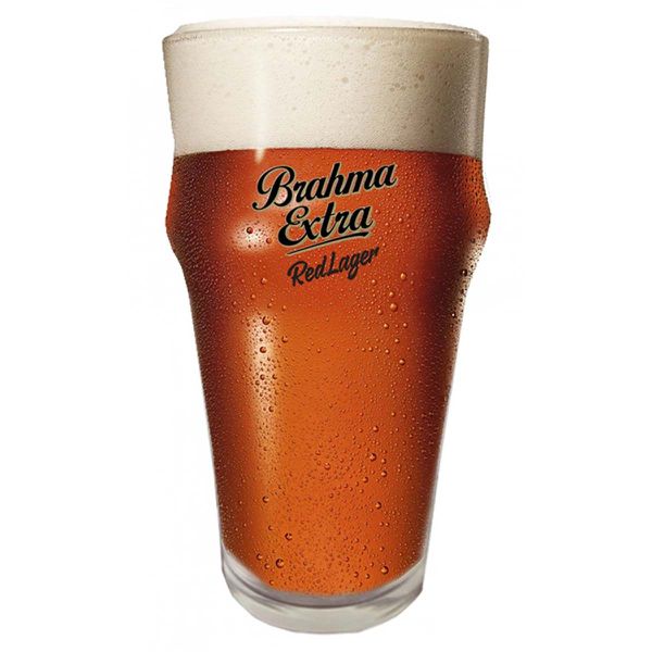 Copo de Cerveja Brahma Extra Red Lager 400ml - Globalização