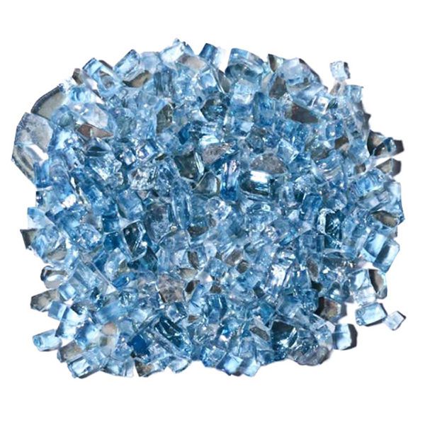 Cristal para Lareira a Gás Azul Calvert - K3 Imports