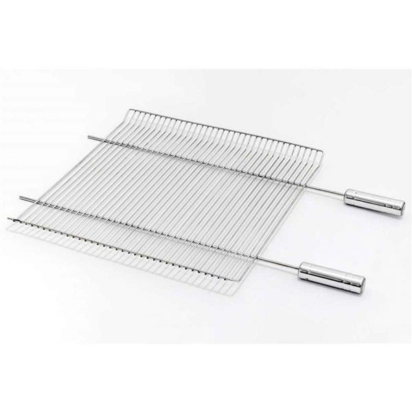 Grelha Aramada Inox 62x45 Com Cantoneiras Dobradas - Jotas Grill