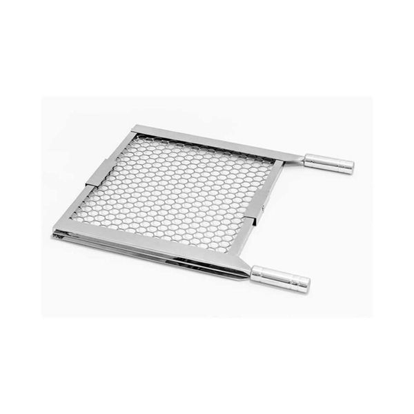 Grelha de Inox Furo Moeda Regulável com Abas 44/49,5cm - Jotas Grill