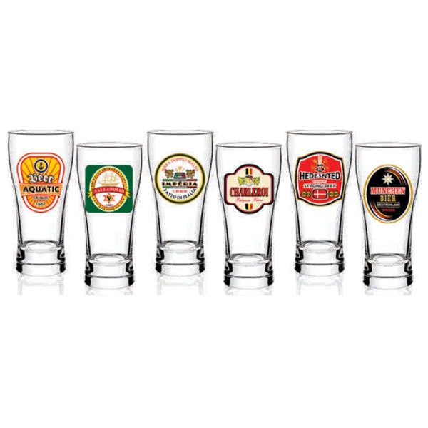 Jogo 6 Copos para Cerveja Pagodinho Distel - H. Martin