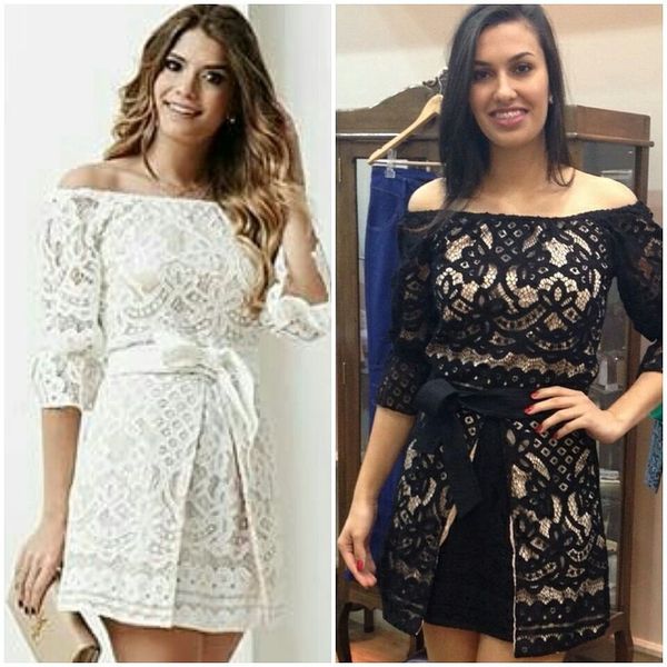 Vestido Renda Raizz
