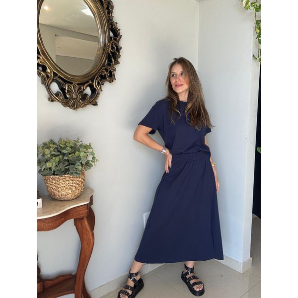 Conjunto Helen Azul Marinho
