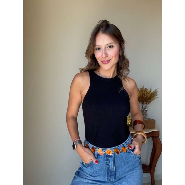 Regata Canelada Julia Preta