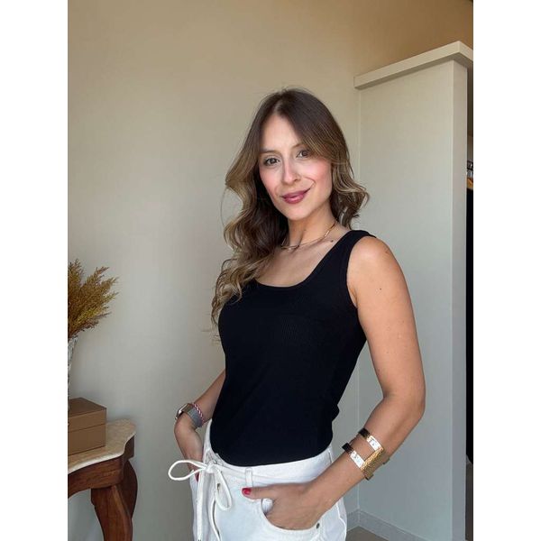 Regata Canelada Gi Preta