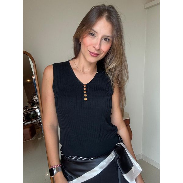 Blusa Modal Preta