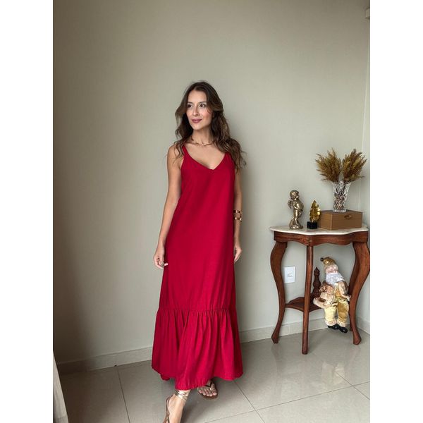 Vestido Empório Leal Vermelho