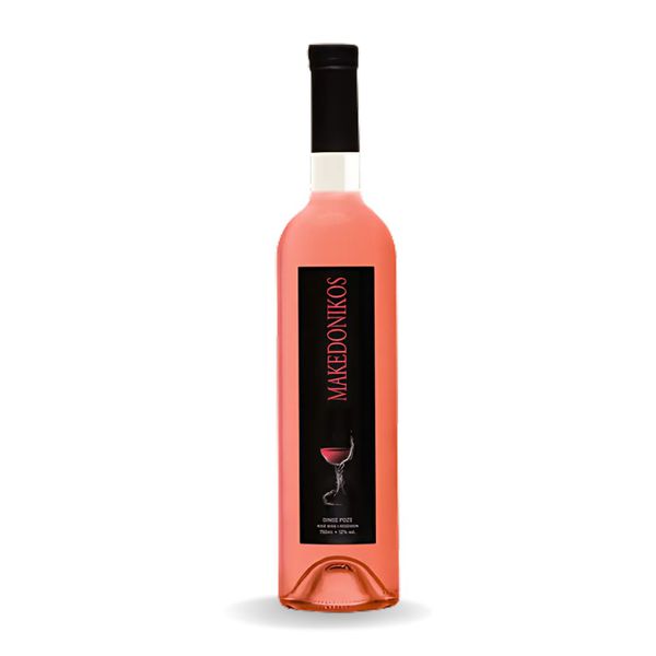 Makedonikos 2024 vinho fino rosé meio seco 750 ml 