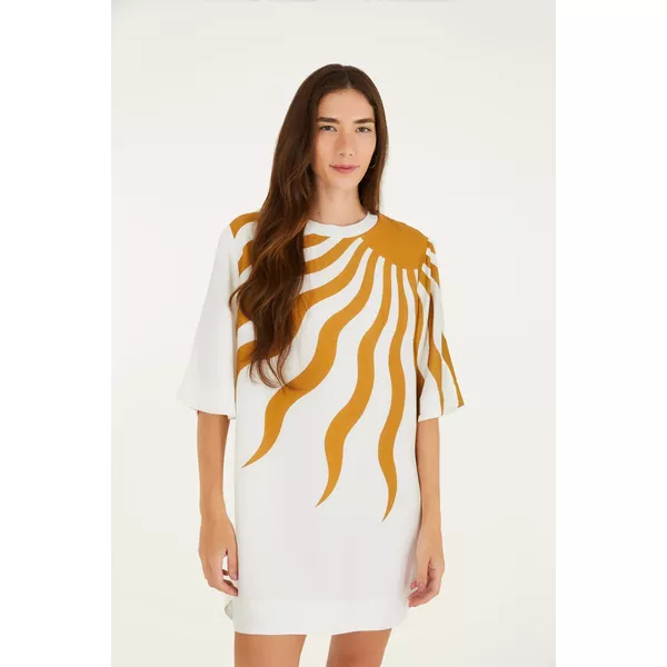 VESTIDO T-SHIRT ESTAMPADO SOLARE