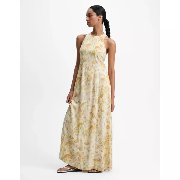 VESTIDO FLORAL TEXTURA 