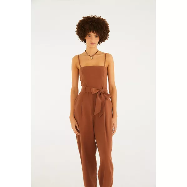 MACACÃO ALFAIATARIA MARROM