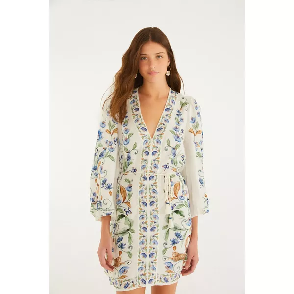 VESTIDO CURTO ESTAMPADO ELSA 