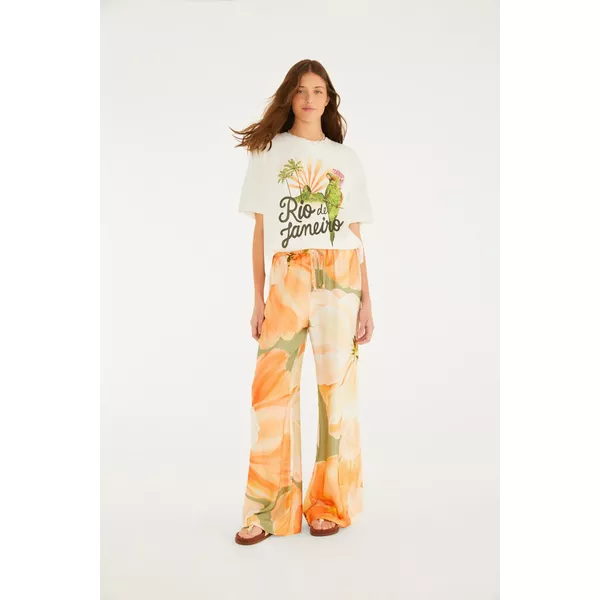 CALÇA ESTAMPADA AMARILIS 