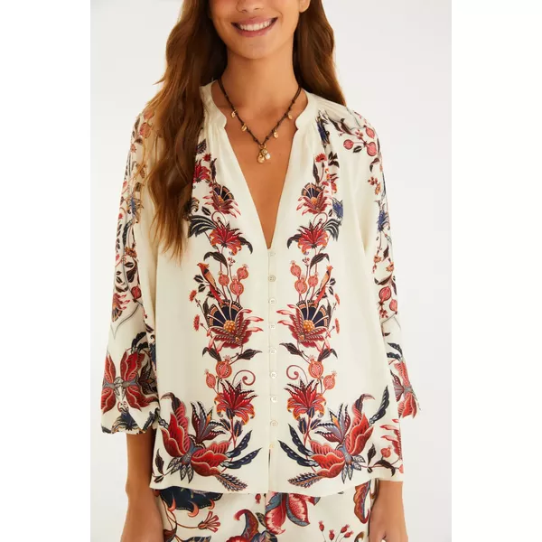 BATA ESTAMPADA BOHOFLOR 