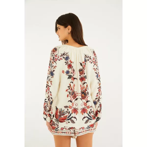 BATA ESTAMPADA BOHOFLOR 