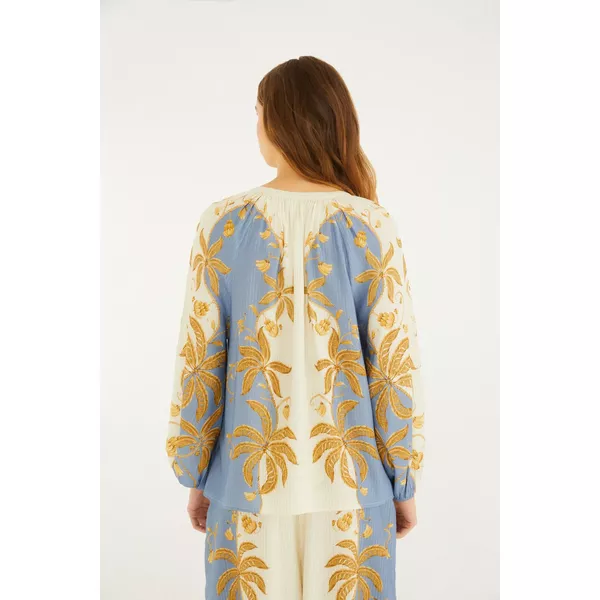 BATA ESTAMPADA OURINHO TROPICAL 