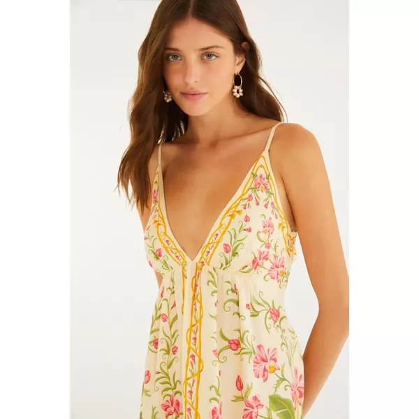 VESTIDO CURTO ESTAMPADO FLORAL NUSA 