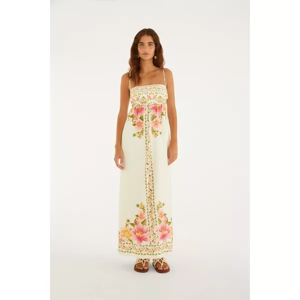 VESTIDO LONGO ESTAMPADO CAROLINA 