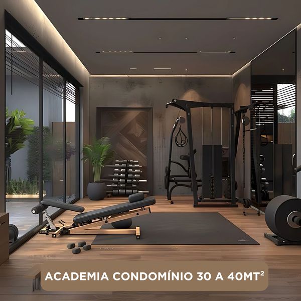 Academia Condomínio 30 a 40mt²