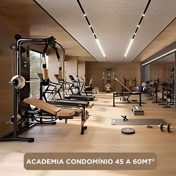 Academia Condomínio 45 a 60mt²