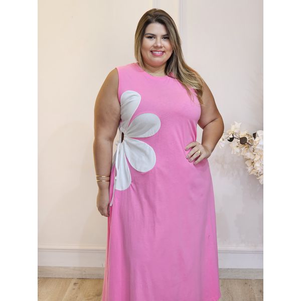 VESTIDO BELLA FLOR ROSA BABY 