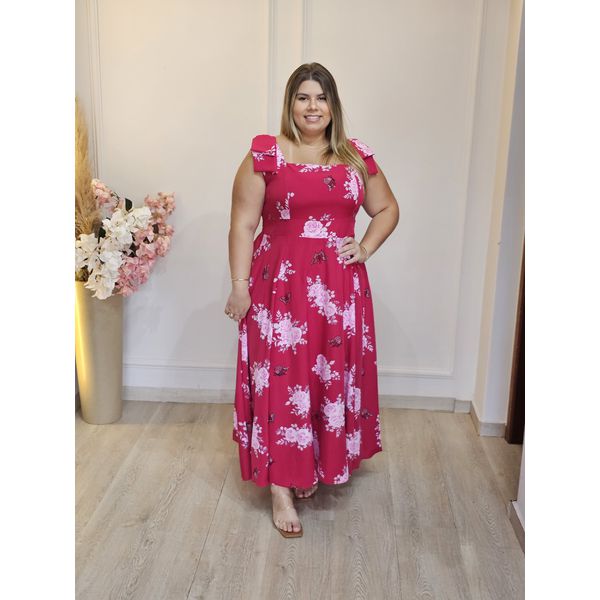 VESTIDO ALFAIATARIA LAÇO ESTAMPA 
