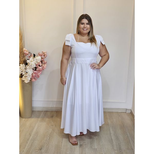 VESTIDO ALFAIATARIA BRANCO