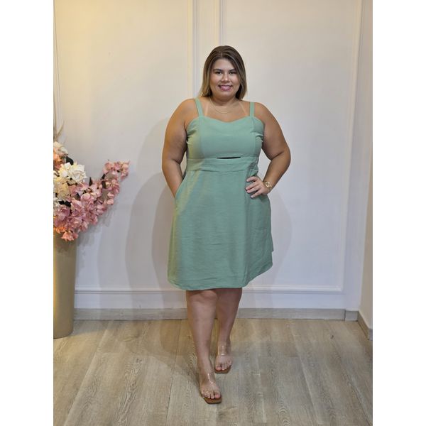VESTIDO MIA VERDE OLIVA 
