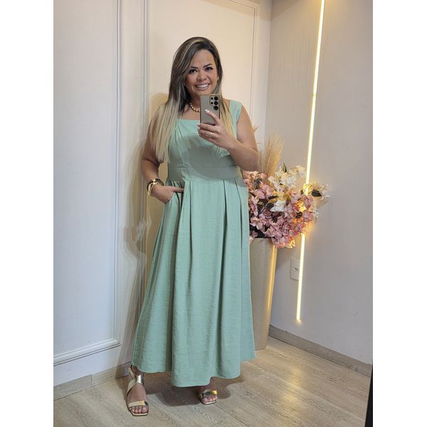 VESTIDO LIZ MENTA