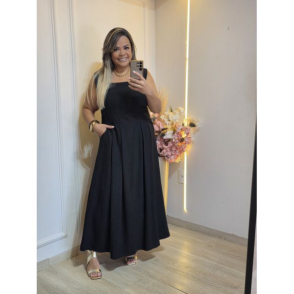 VESTIDO LIZ PRETO
