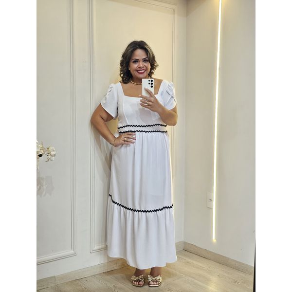 VESTIDO MANGA SIANINHA 