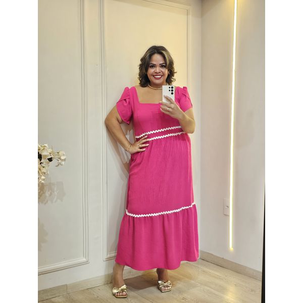 VESTIDO MANGA SIANINHA 