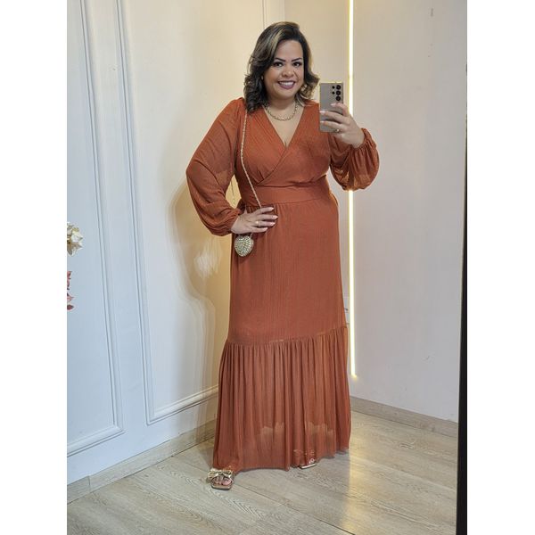 VESTIDO ELLEGANCE MANGA LONGA 