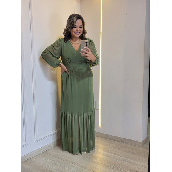VESTIDO ELLEGANCE MANGA LONGA 