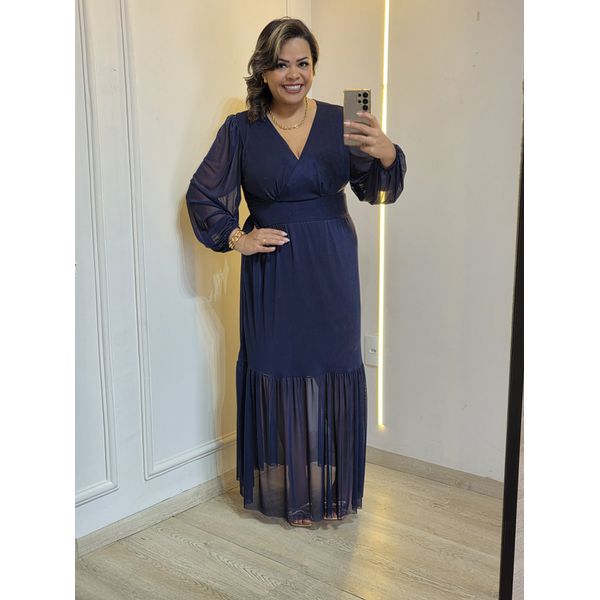 VESTIDO ELLEGANCE MANGA LONGA 
