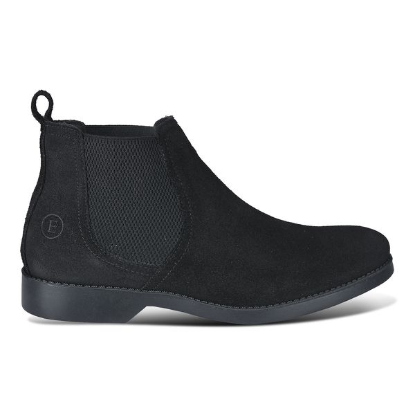 Bota Chelsea Masculina Confortavel em Camurça Legitima Preto