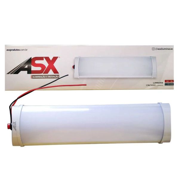 Luminaria Led Bi-volt 12v/24v 30cm - A Prova D'agua - Asx